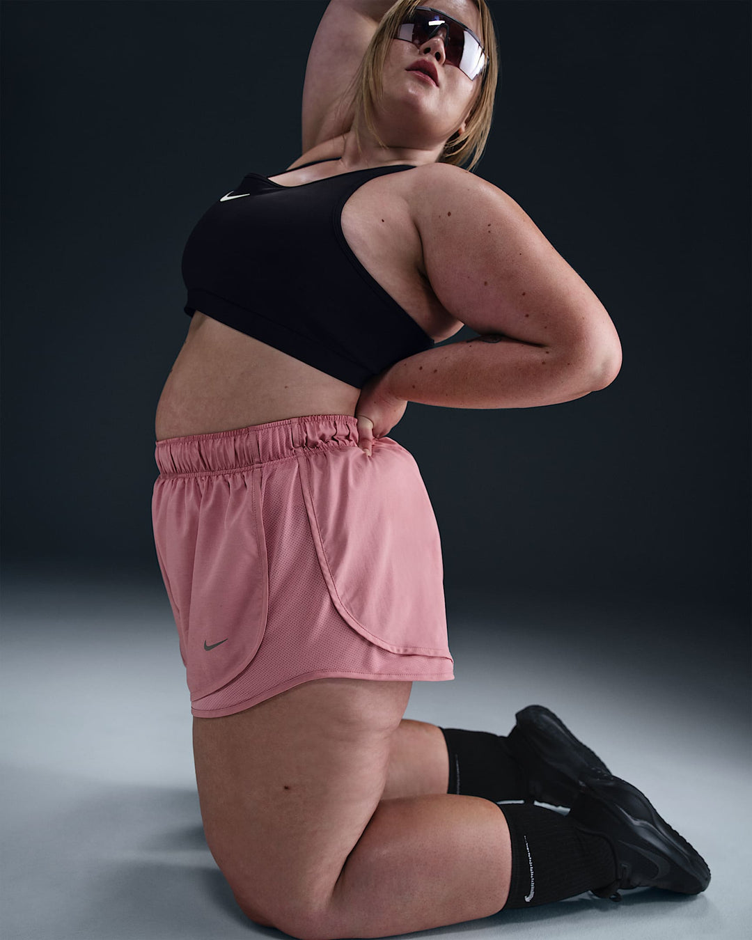 Nike Tempo Women's Dri-FIT Mid-Rise 3" Brief-Lined Running Shorts (Plus Size)