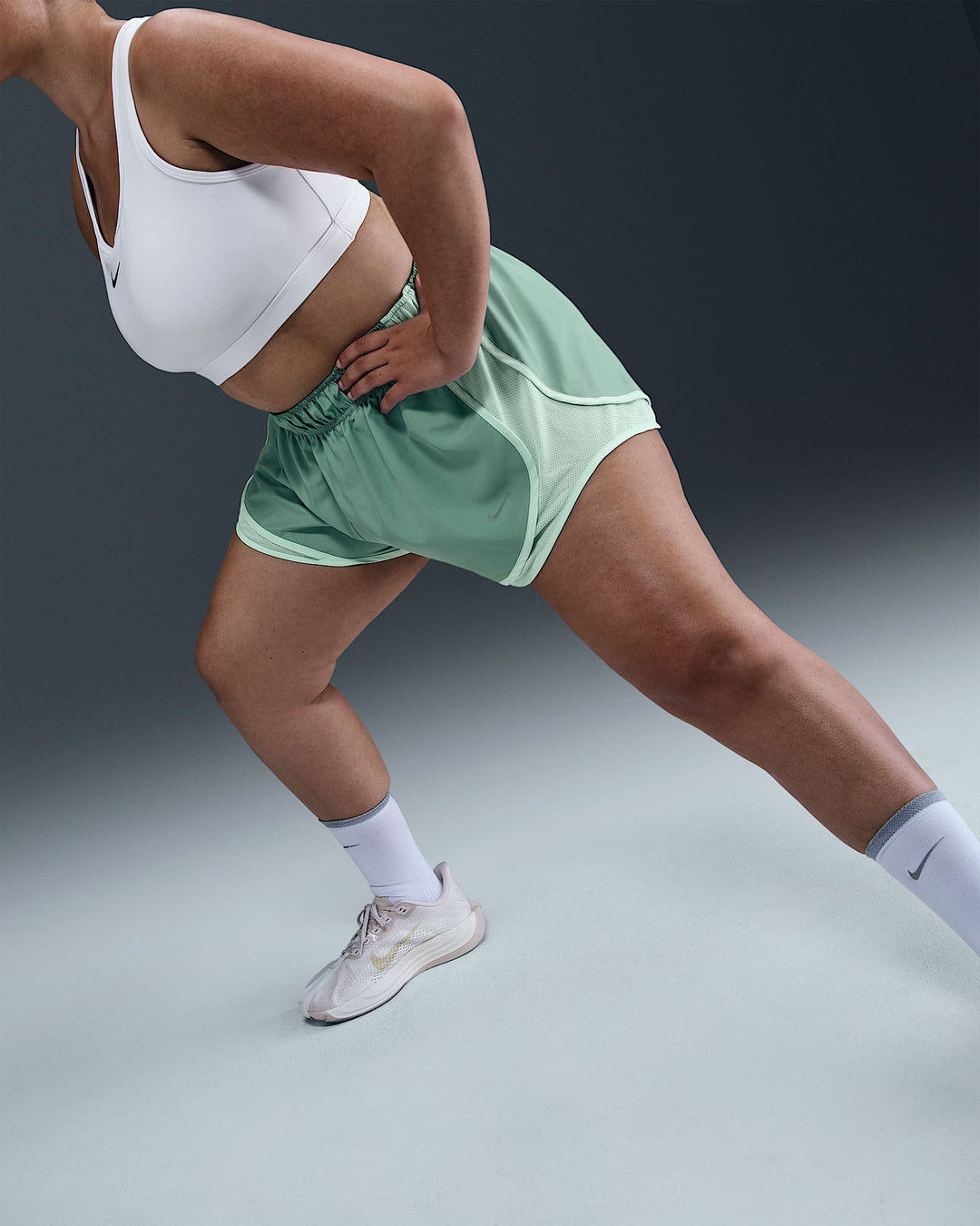 Nike Tempo Women's Dri-FIT Mid-Rise 3" Brief-Lined Running Shorts (Plus Size)