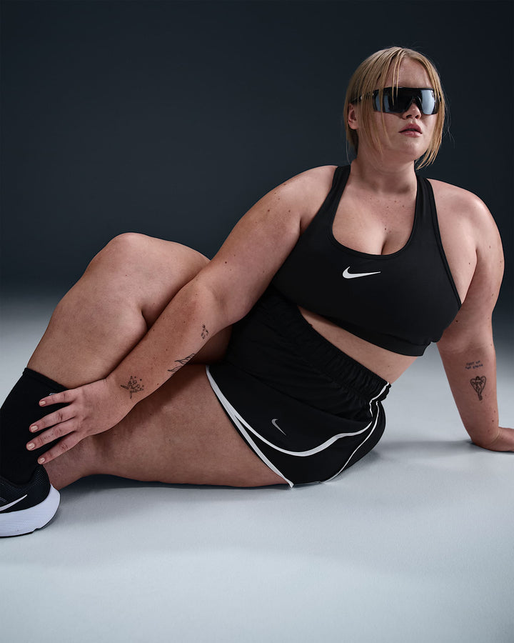 Nike Tempo Women's Dri-FIT Mid-Rise 3" Brief-Lined Running Shorts (Plus Size)