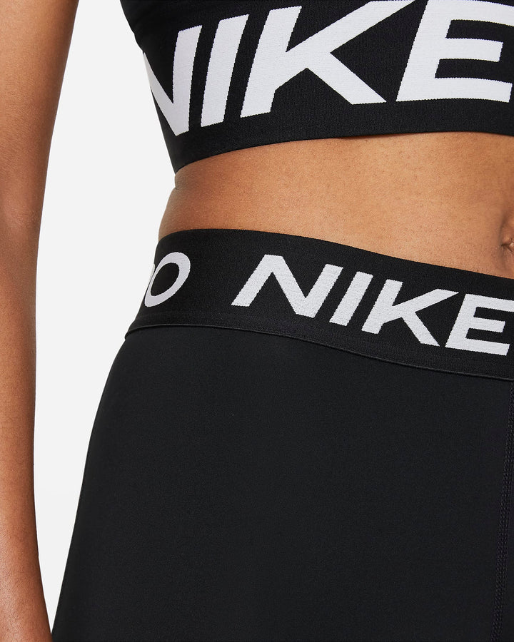 Nike Pro Women's Mid-Rise Mesh-Paneled Leggings