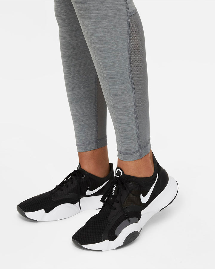 Nike Pro Women's Mid-Rise Mesh-Paneled Leggings