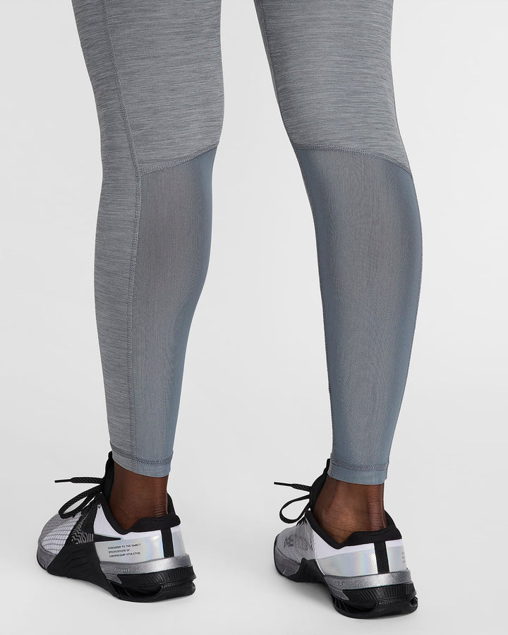 Nike Pro Women's Mid-Rise Mesh-Paneled Leggings