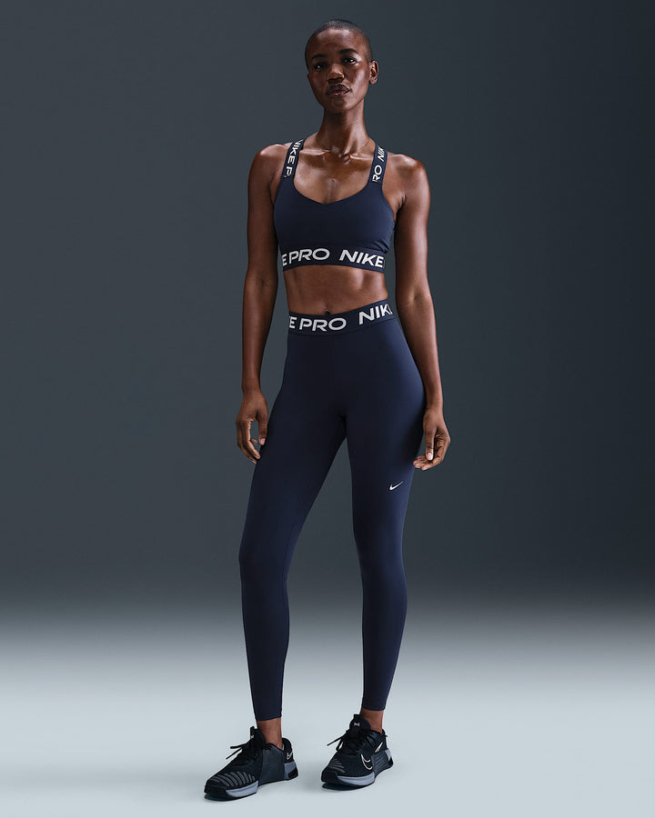 Nike Pro Women's Mid-Rise Mesh-Paneled Leggings