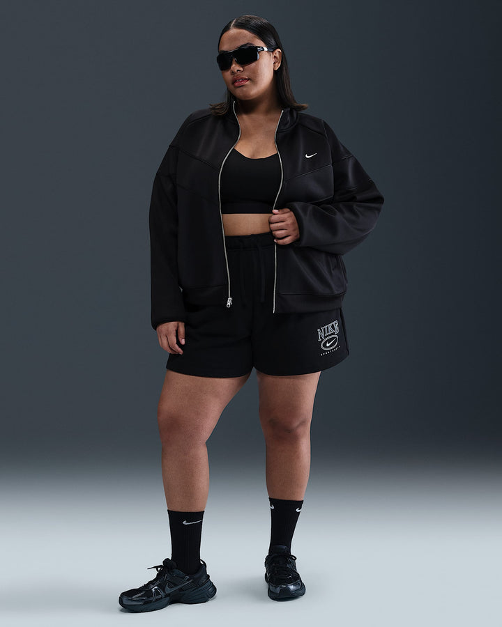 Nike Sportswear Club Fleece Women's Mid-Rise 4" Graphic Shorts (Plus Size)