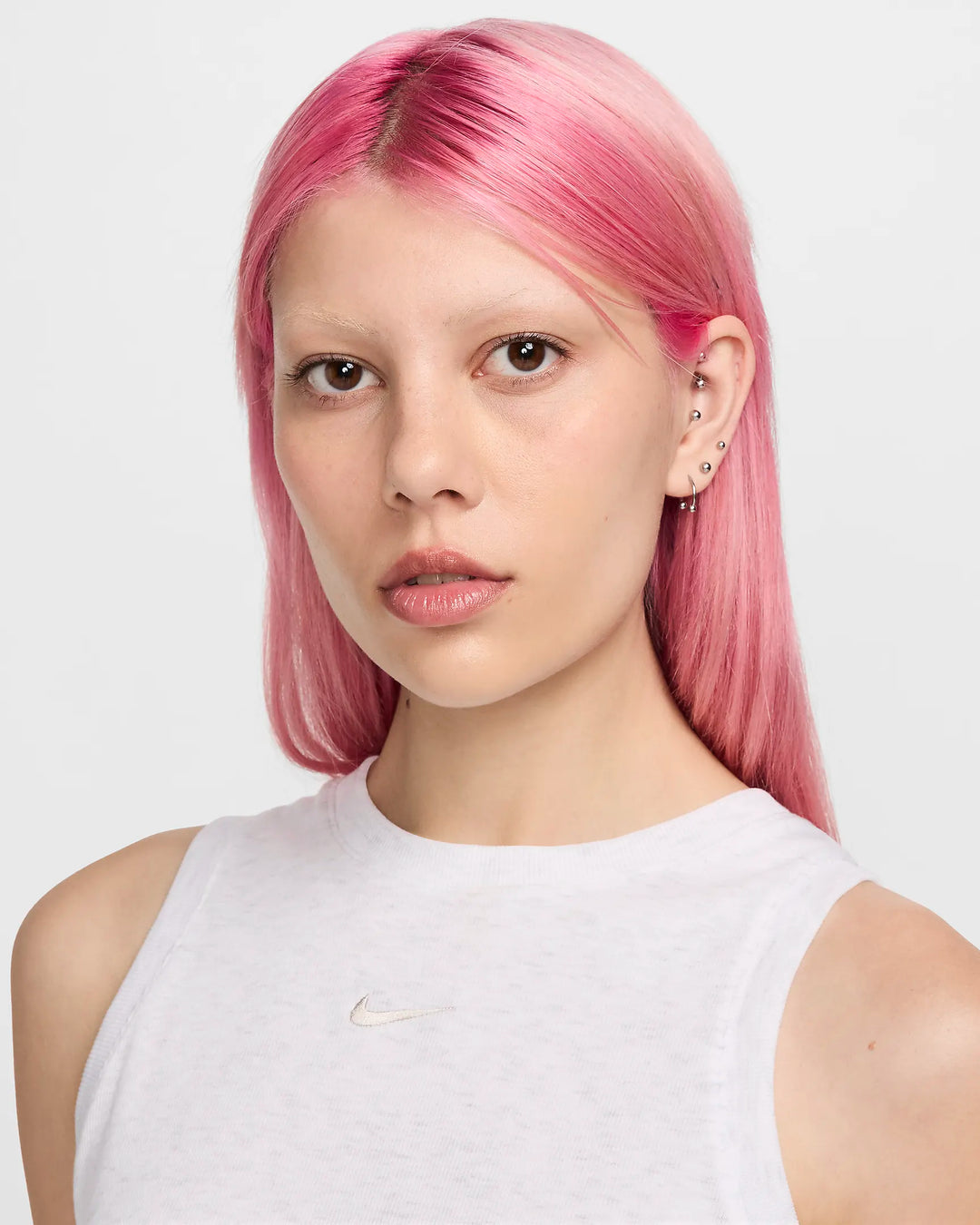 Nike Women's Tight Cropped Mini-Rib Tank Top