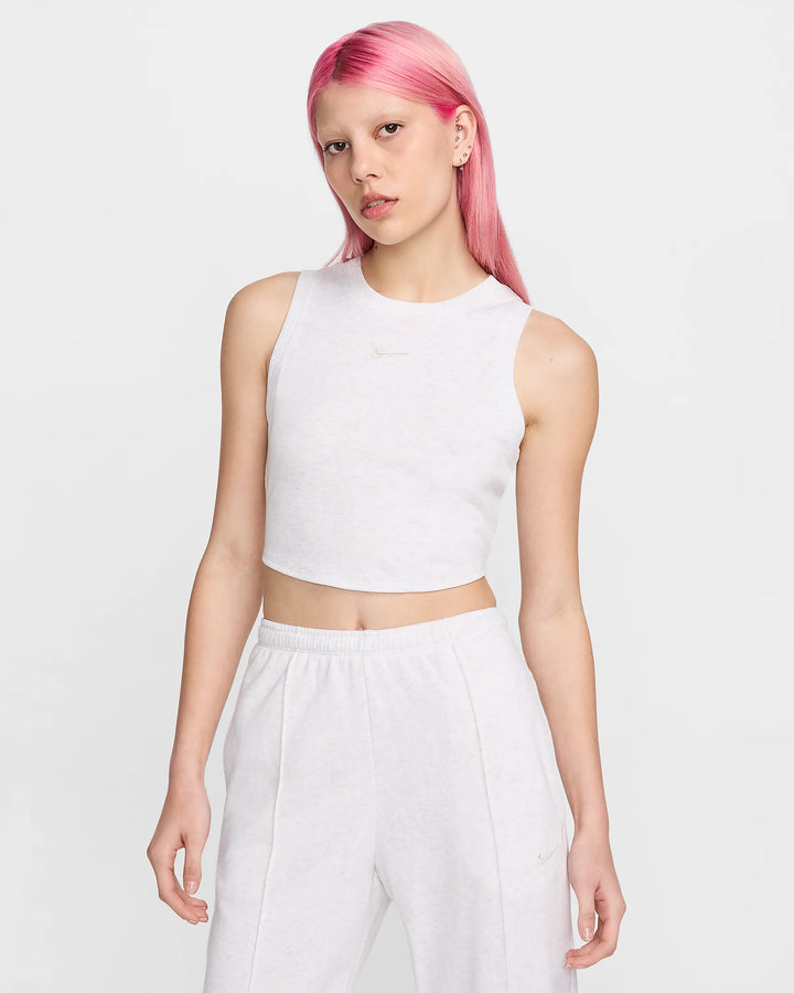 Nike Women's Tight Cropped Mini-Rib Tank Top