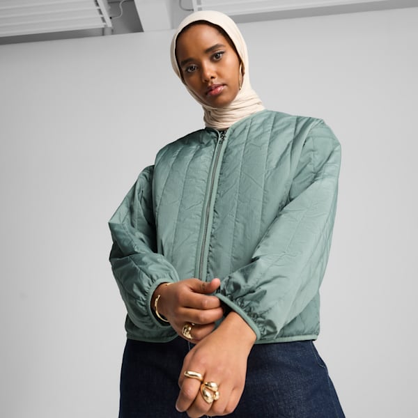 PUMA Wardrobe Essentials Women's Relaxed Reversible Liner Jacket