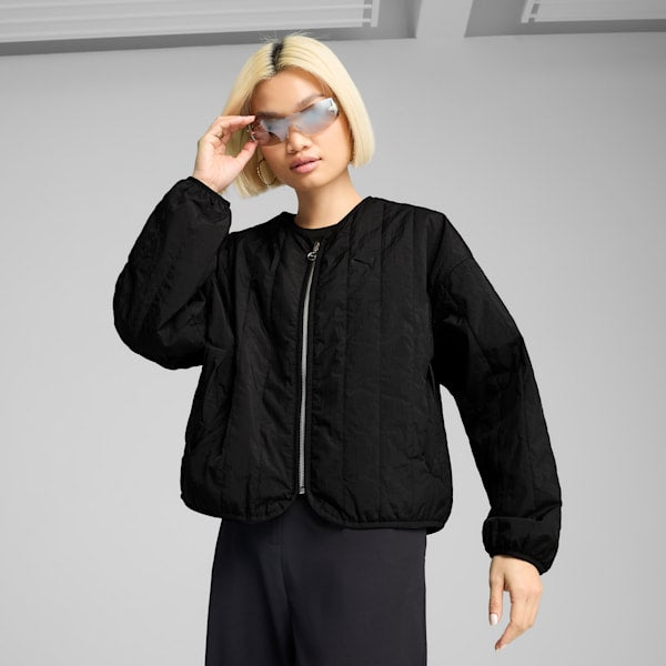 PUMA Wardrobe Essentials Women's Relaxed Reversible Liner Jacket