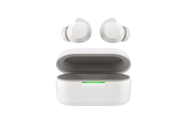 LG BUDS.AUSALWH LG xboom Buds by will.i.am | Bluetooth Earbuds | xboom Signature Sound with Graphene Driver, White