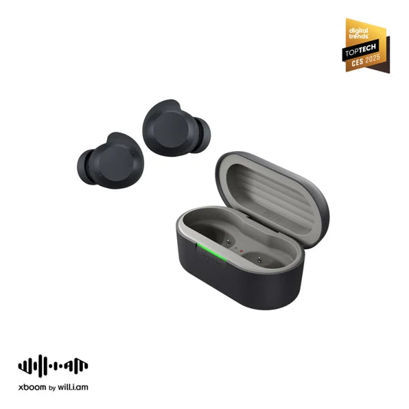 LG xboom Buds Core by will.i.am | Bluetooth Earbuds | xboom Signature Sound with Graphene Driver, White