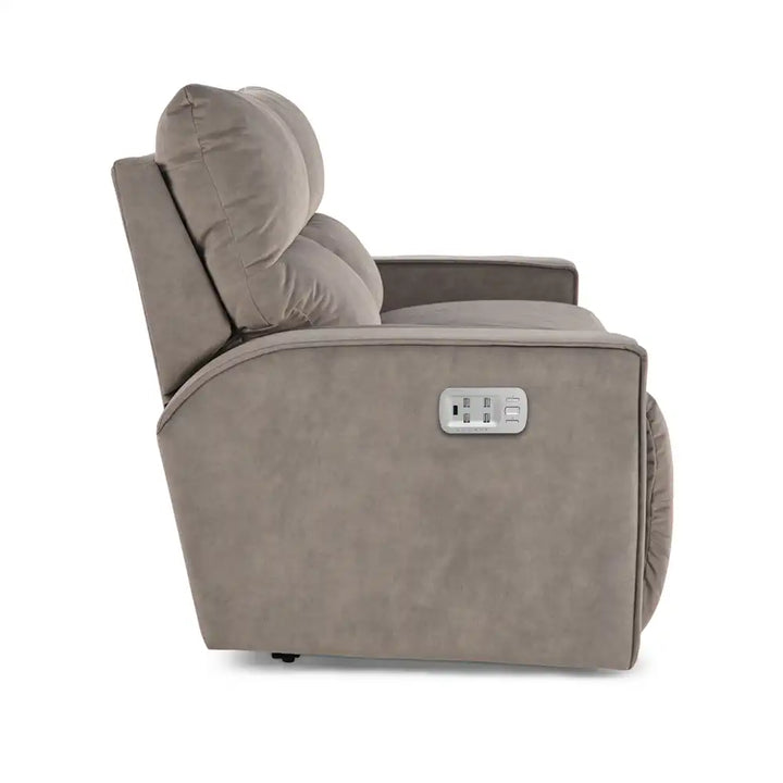 LAZBOY Maddox Power Reclining Sofa w/ Headrest & Lumbar