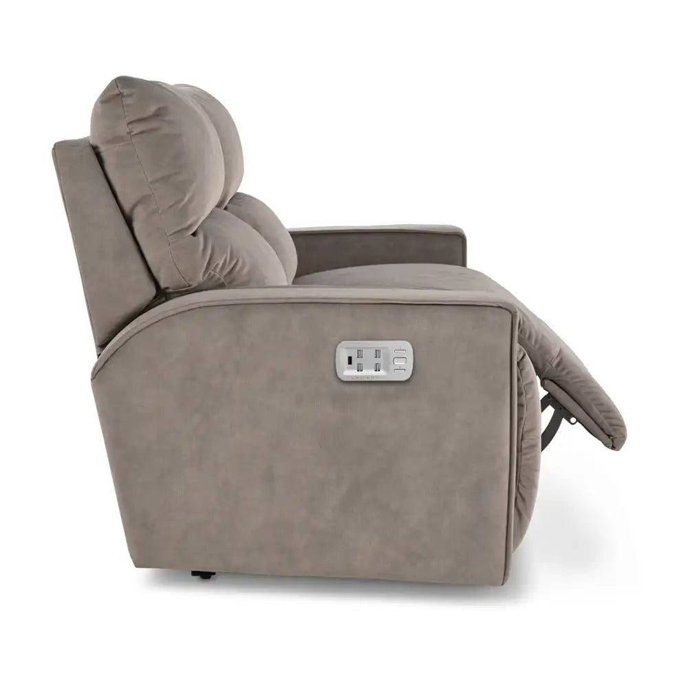 LAZBOY Maddox Power Reclining Sofa w/ Headrest & Lumbar