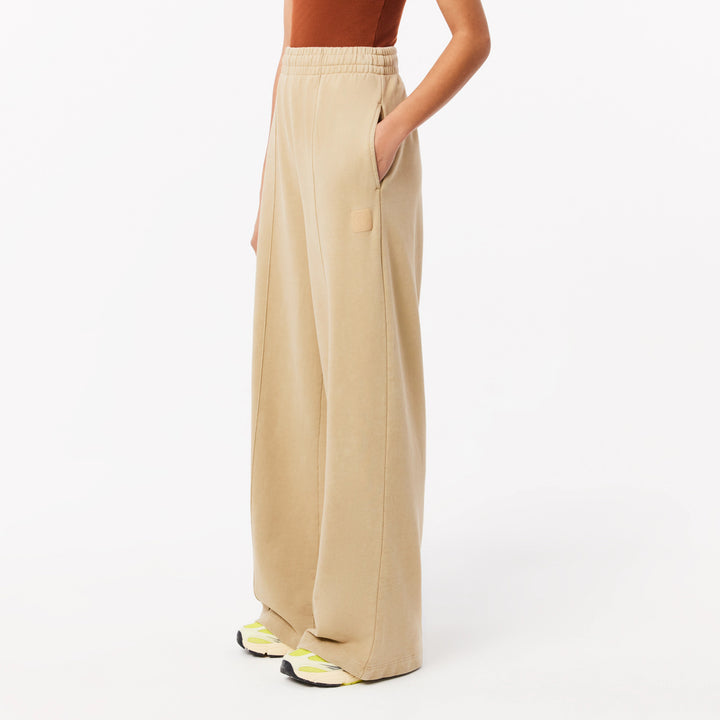 Lacoste Women's Wide Leg Badge Sweatpants