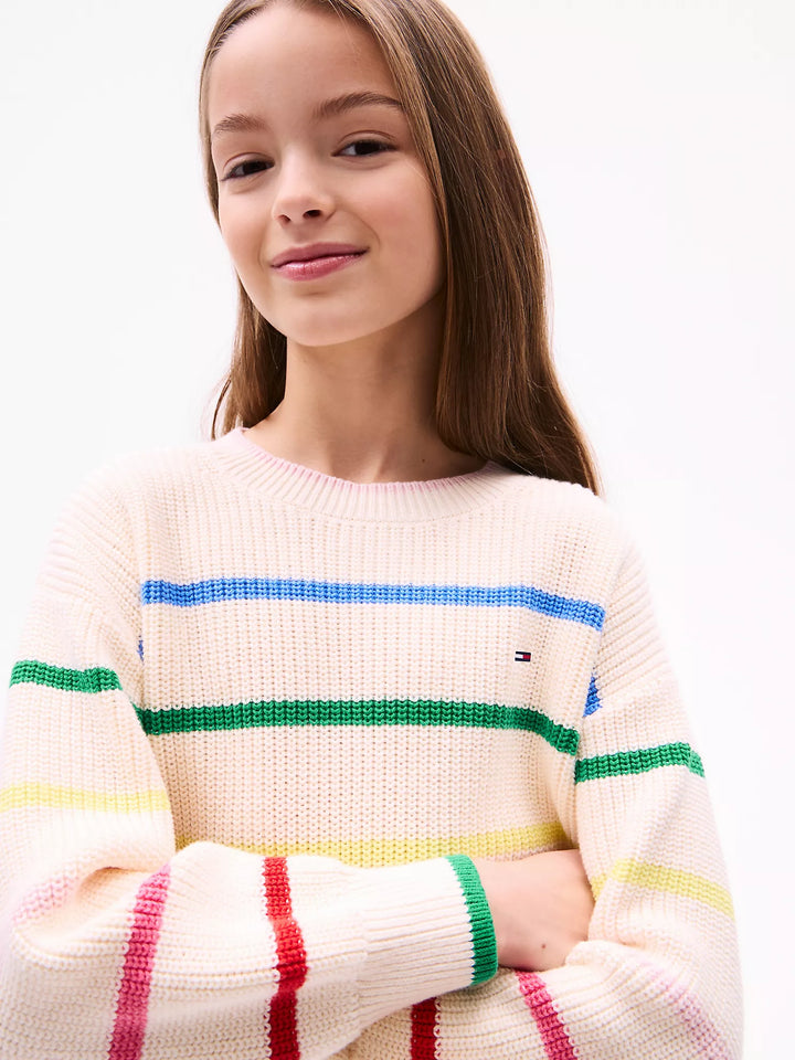 Tommy Hilfiger Kids' Multicolor Stripe Sweater