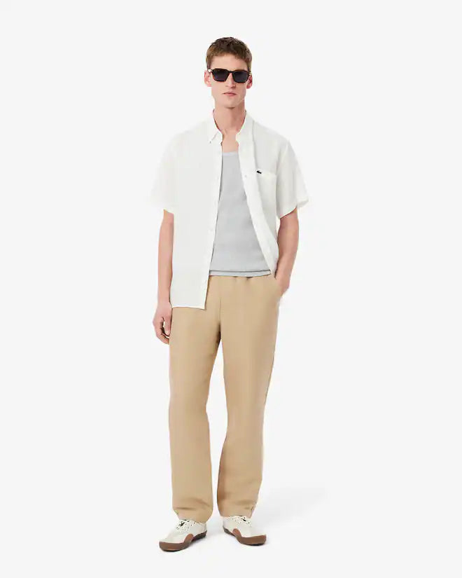 Lacoste Men's Regular Fit Linen Twill Pants