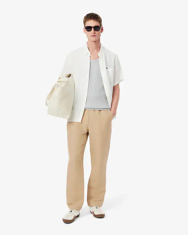 Lacoste Men's Regular Fit Linen Twill Pants