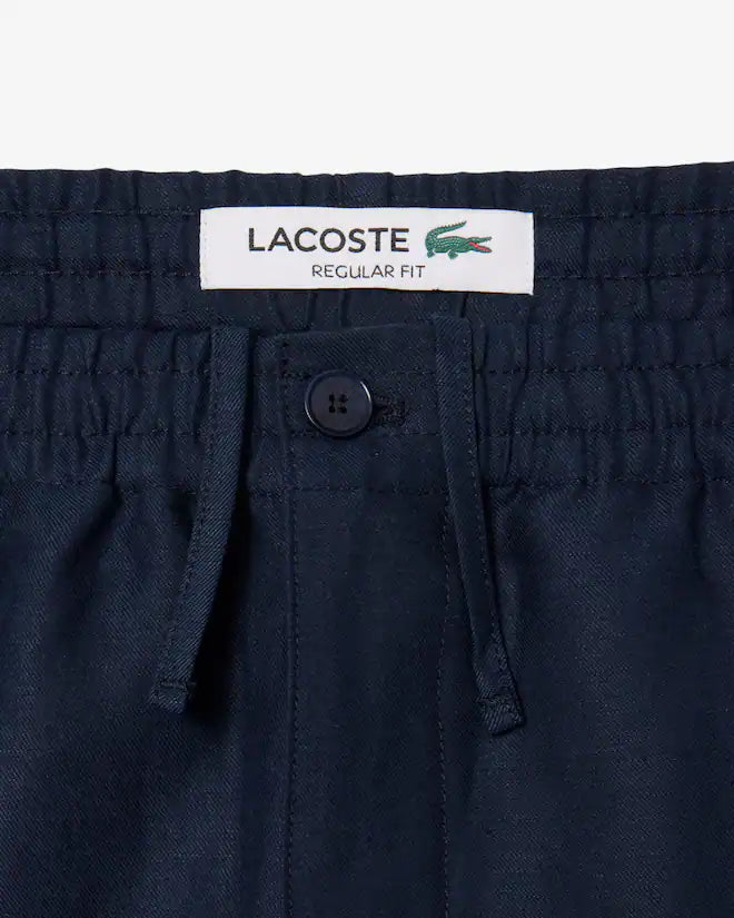 Lacoste Men's Regular Fit Linen Twill Pants