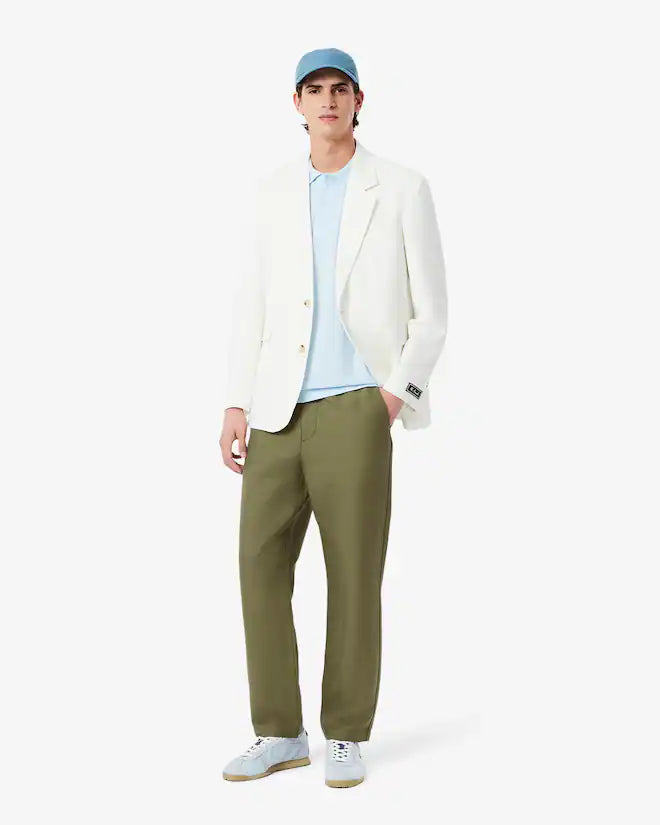 Lacoste Men's Regular Fit Linen Twill Pants