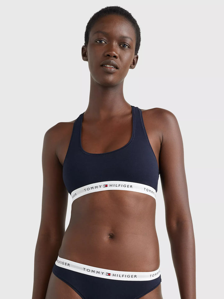 Tommy Hilfiger Tommy Logo Unlined Bralette