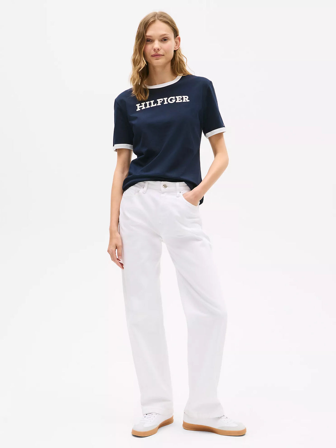 Tommy Hilfiger  Flocked Monotype Logo T-Shirt