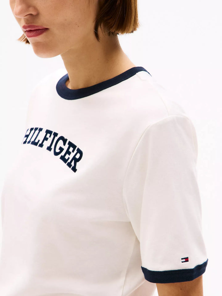 Tommy Hilfiger  Flocked Monotype Logo T-Shirt