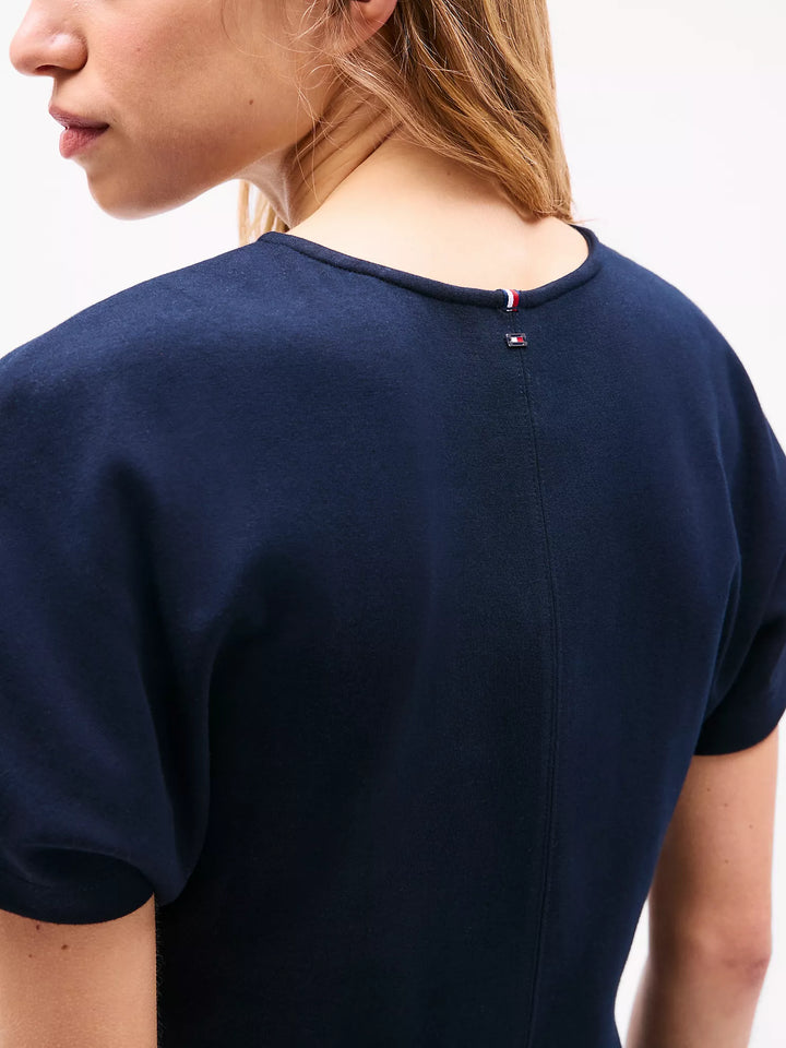 Tommy Hilfiger Smooth Cotton Fit and Flare Dress