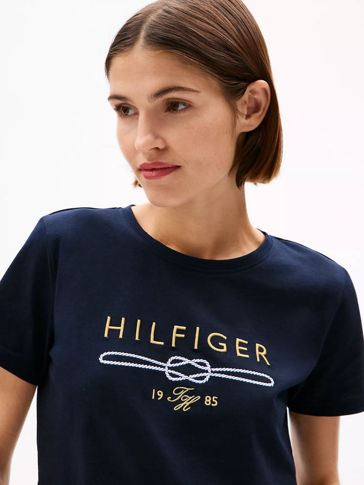 Tommy Hilfiger Hilfiger Nautical Rope Logo T-Shirt