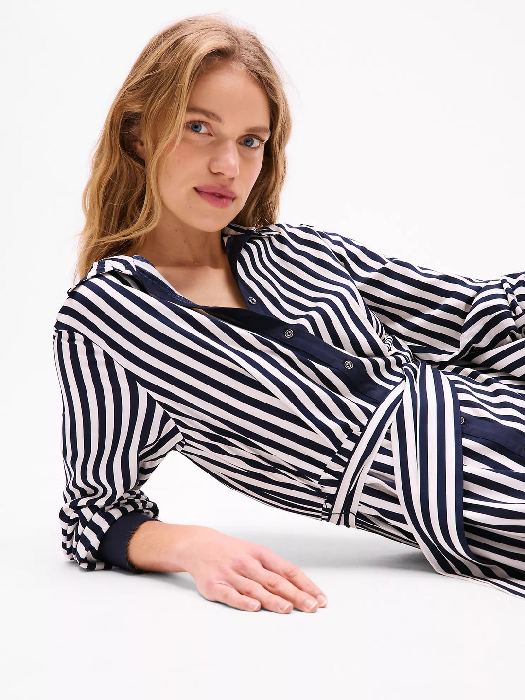 Tommy Hilfiger Stripe Midi Shirtdress