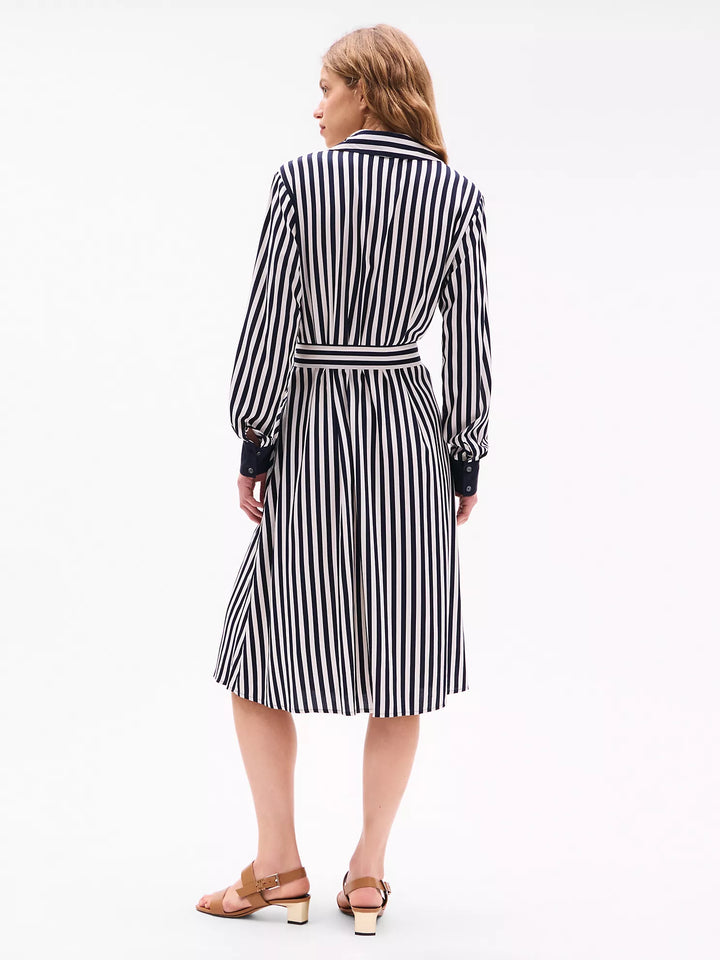 Tommy Hilfiger Stripe Midi Shirtdress
