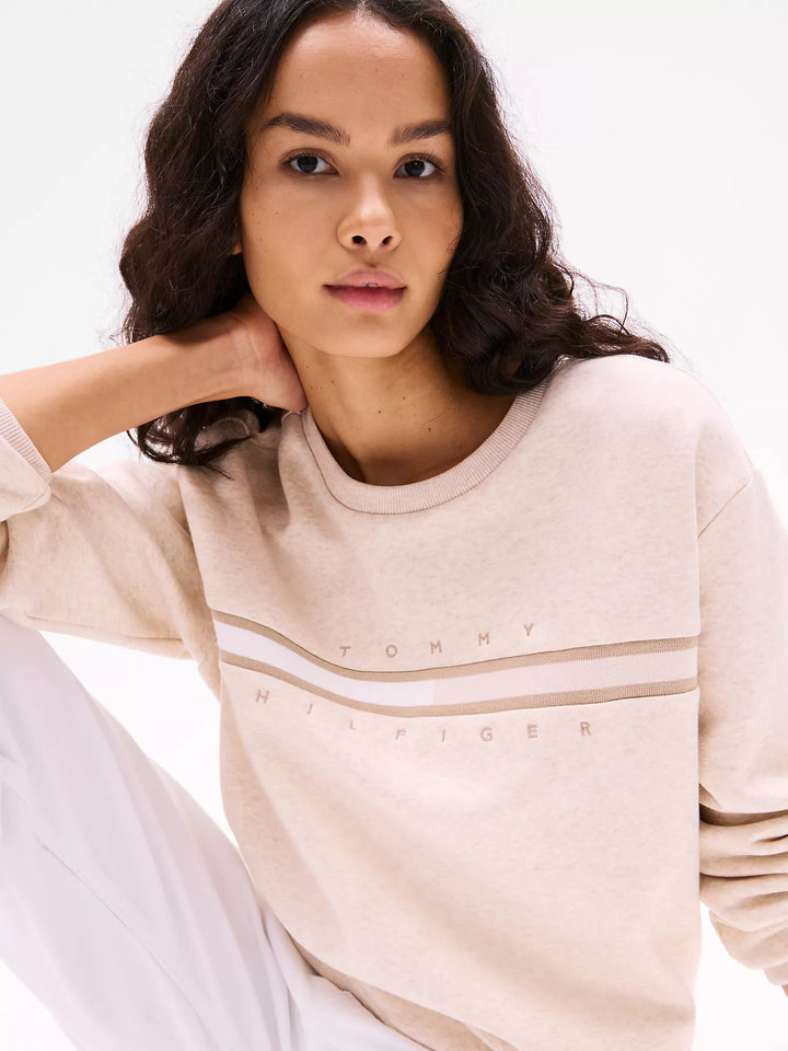 Tommy Hilfiger Flag Logo Crewneck Sweatshirt