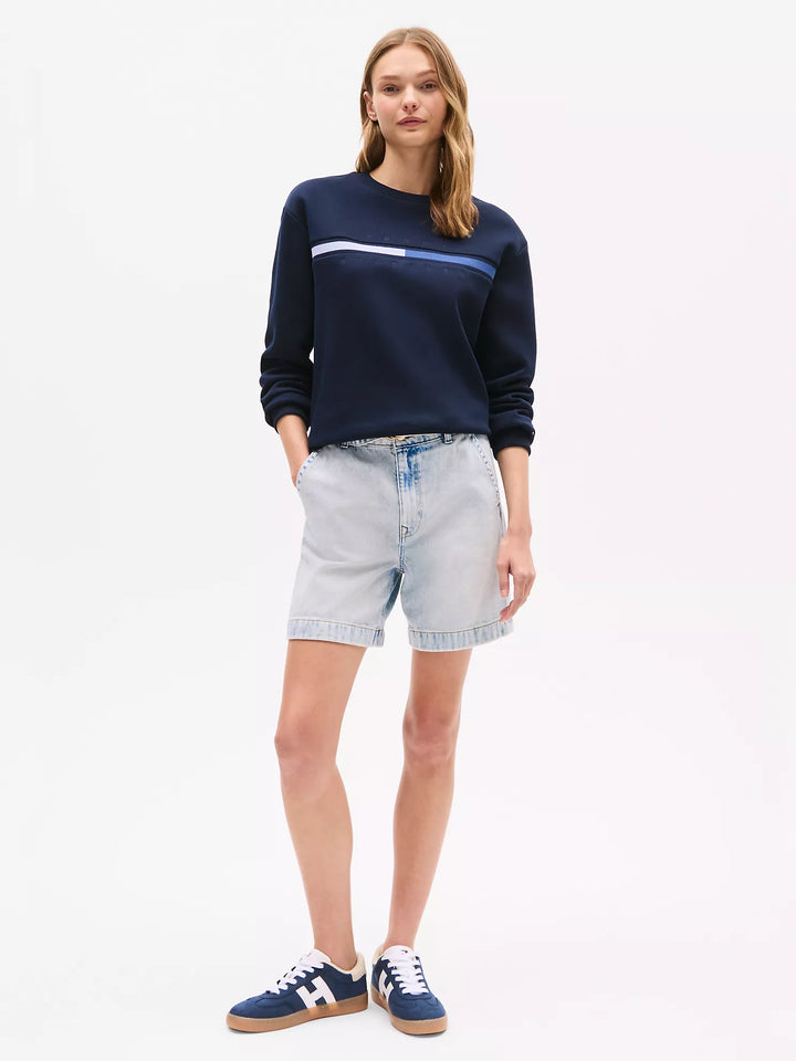Tommy Hilfiger Flag Logo Crewneck Sweatshirt