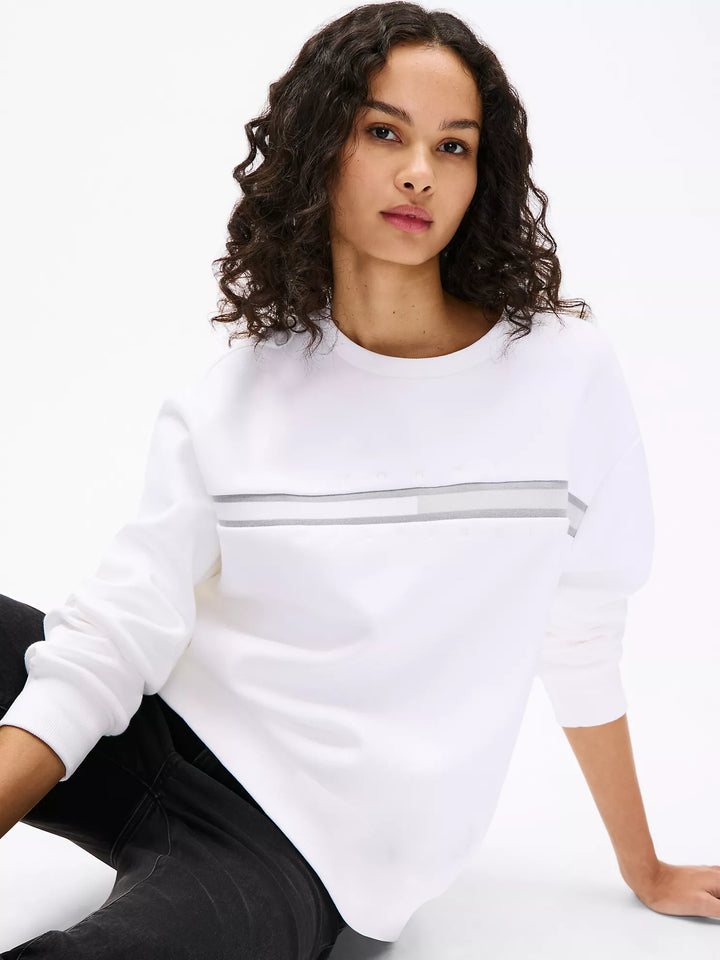 Tommy Hilfiger Flag Logo Crewneck Sweatshirt