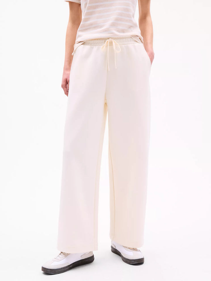 Tommy Hilfiger Scuba Knit Wide-Leg Sweatpant