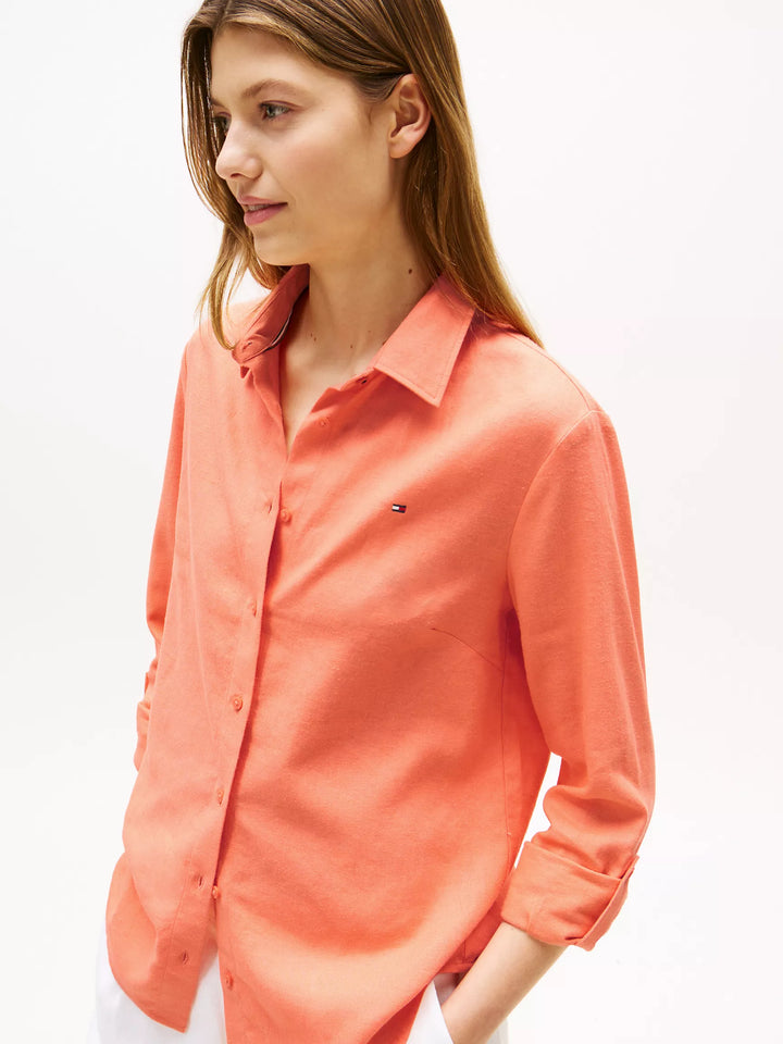 Tommy Hilfiger Linen-Blend Shirt