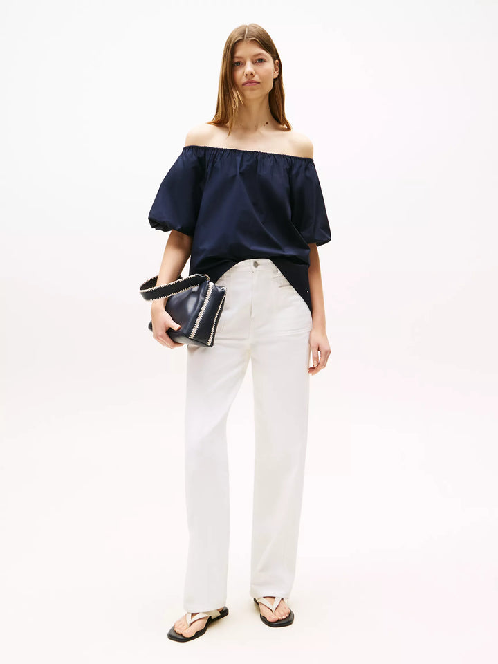 Tommy Hilfiger Puff-Sleeve Top