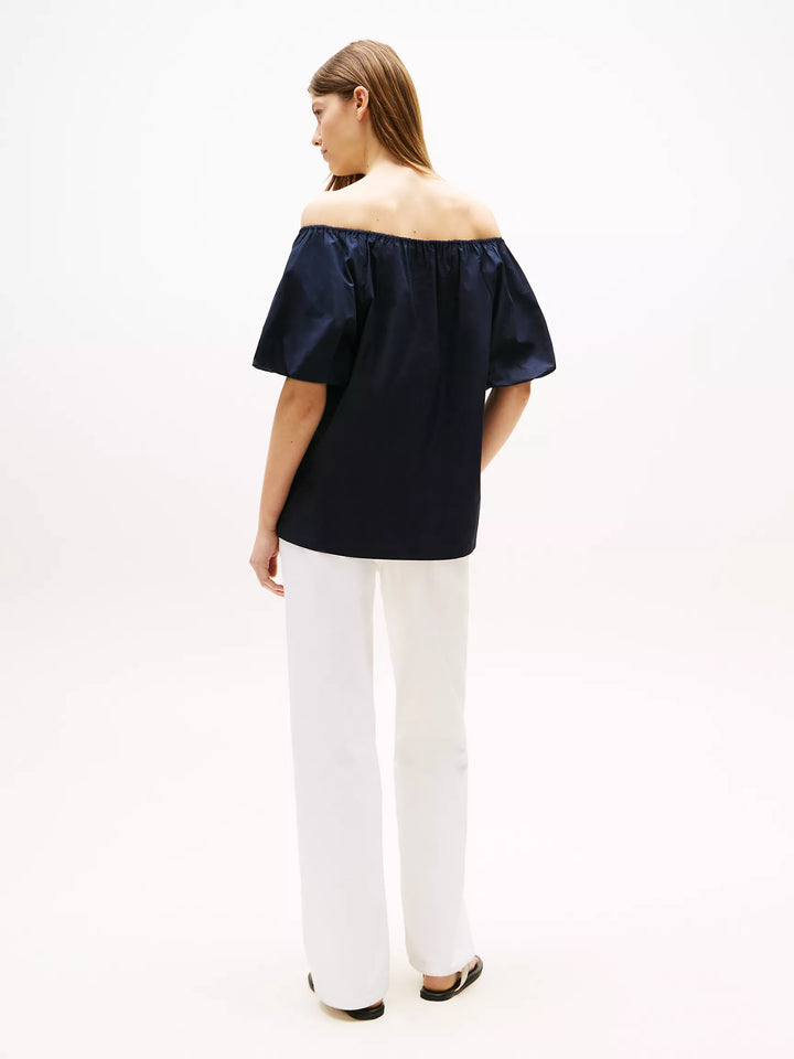 Tommy Hilfiger Puff-Sleeve Top
