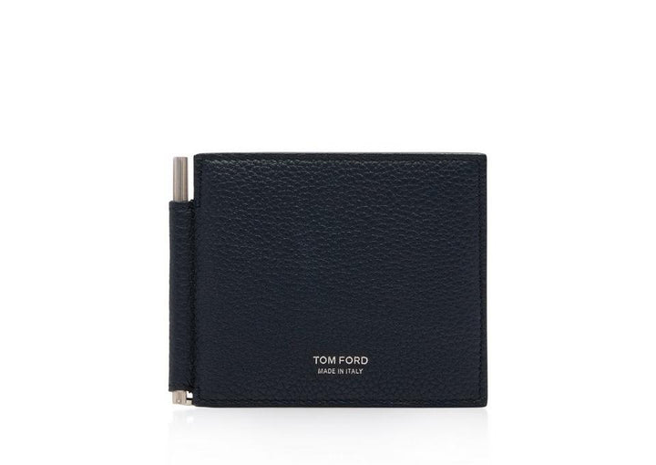 TOM FORD GRAIN LEATHER MONEY CLIP WALLET