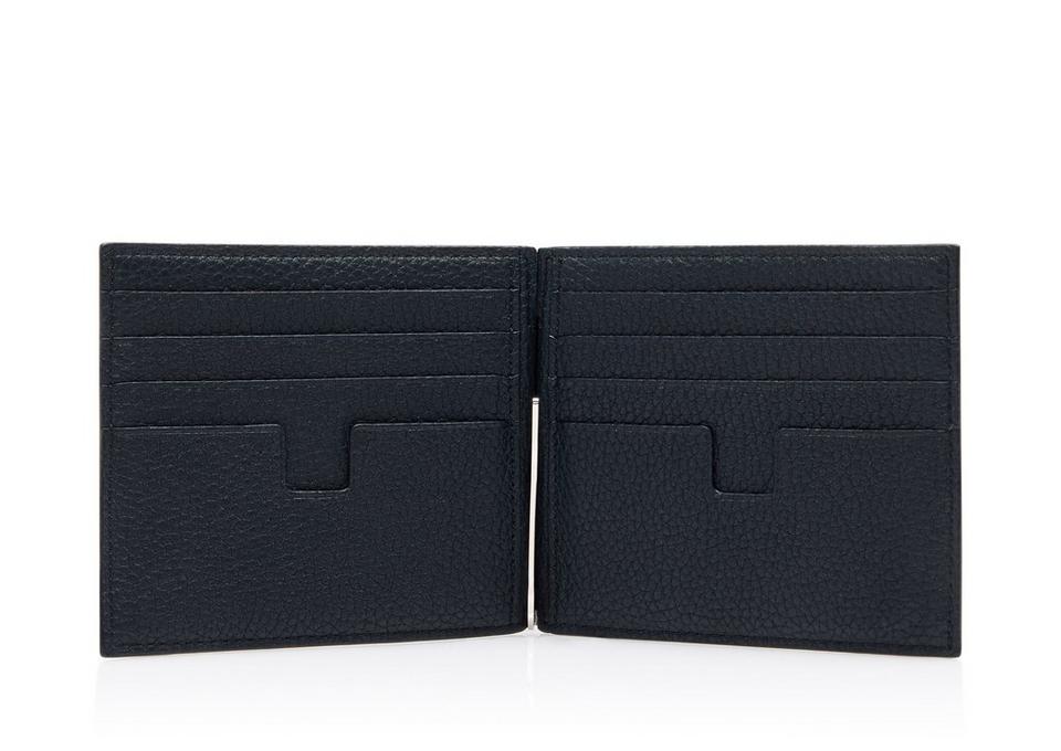 TOM FORD GRAIN LEATHER MONEY CLIP WALLET