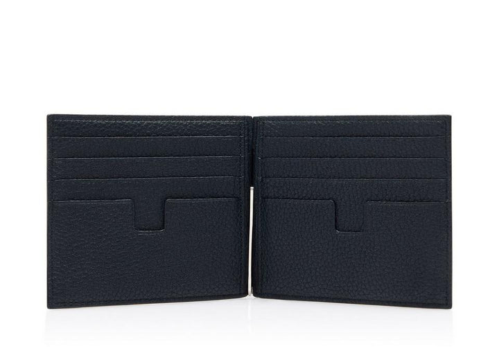 TOM FORD GRAIN LEATHER MONEY CLIP WALLET
