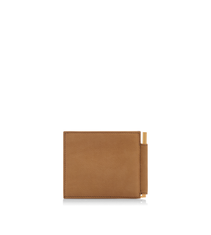 TOM FORD NUBUCK MONEY CLIP WALLET