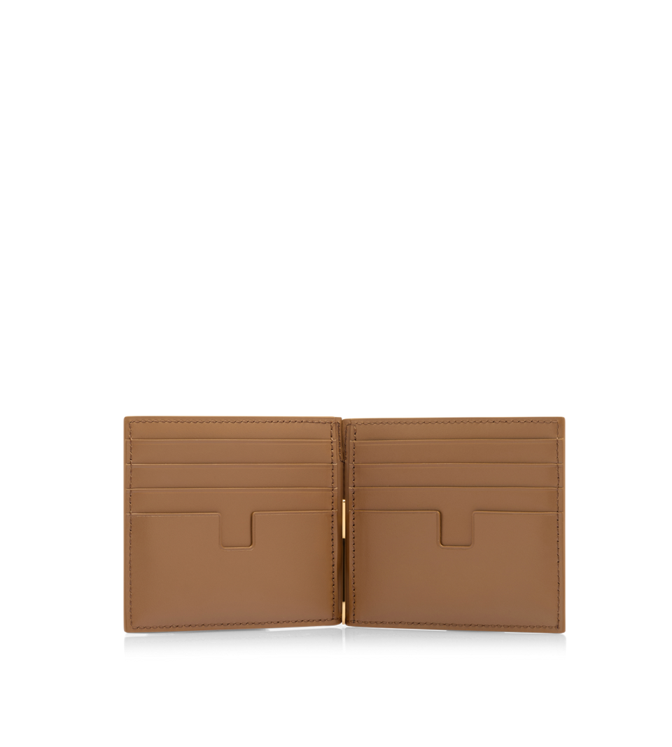 TOM FORD NUBUCK MONEY CLIP WALLET