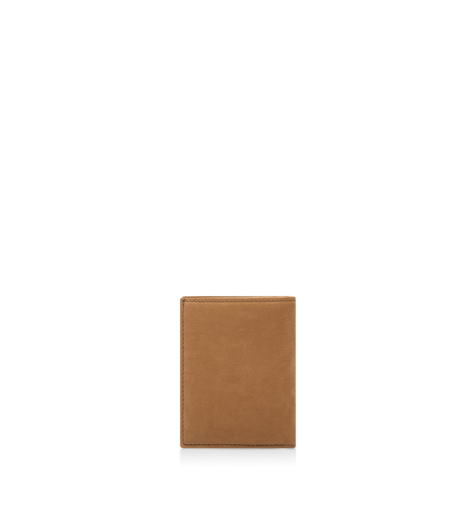 TOM FORD NUBUCK T LINE FOLDING CARDHOLDER