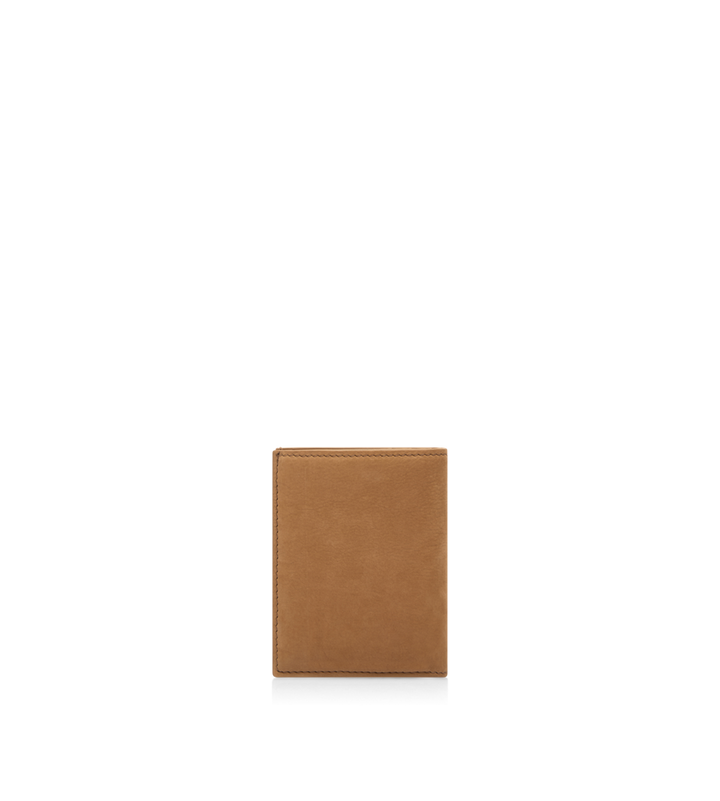 TOM FORD NUBUCK T LINE FOLDING CARDHOLDER