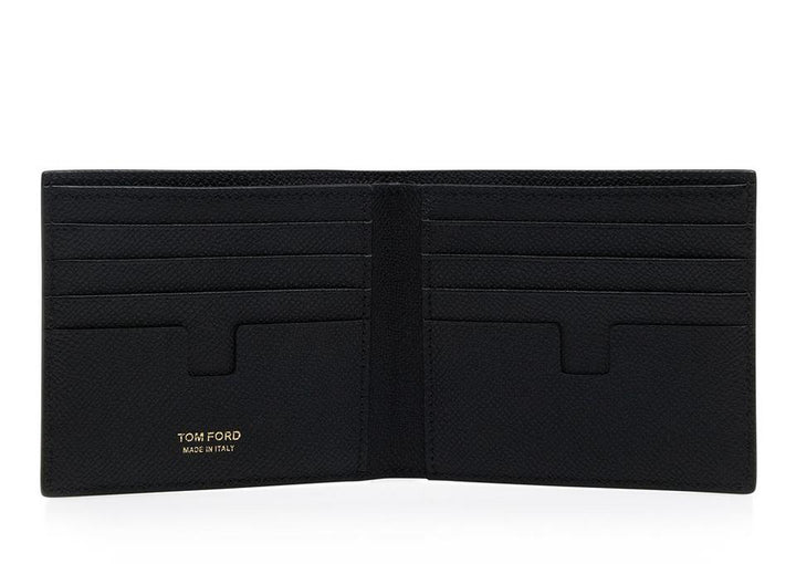 TOM FORD SMALL GRAIN LEATHER BIFOLD WALLET