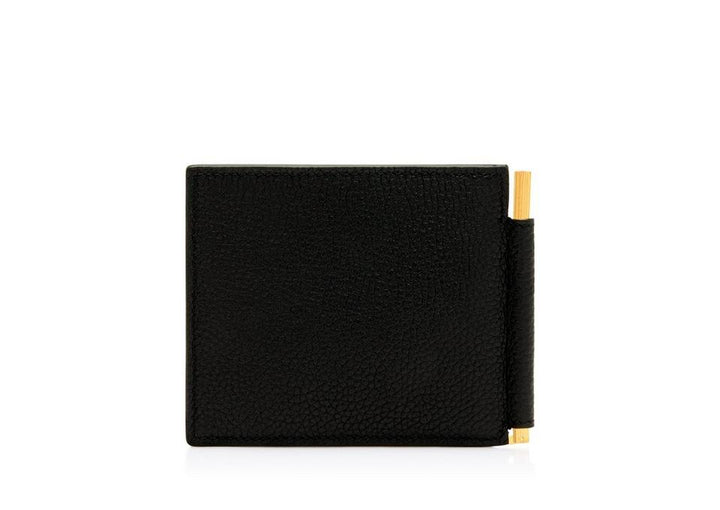 TOM FORD GRAIN LEATHER MONEY CLIP WALLET