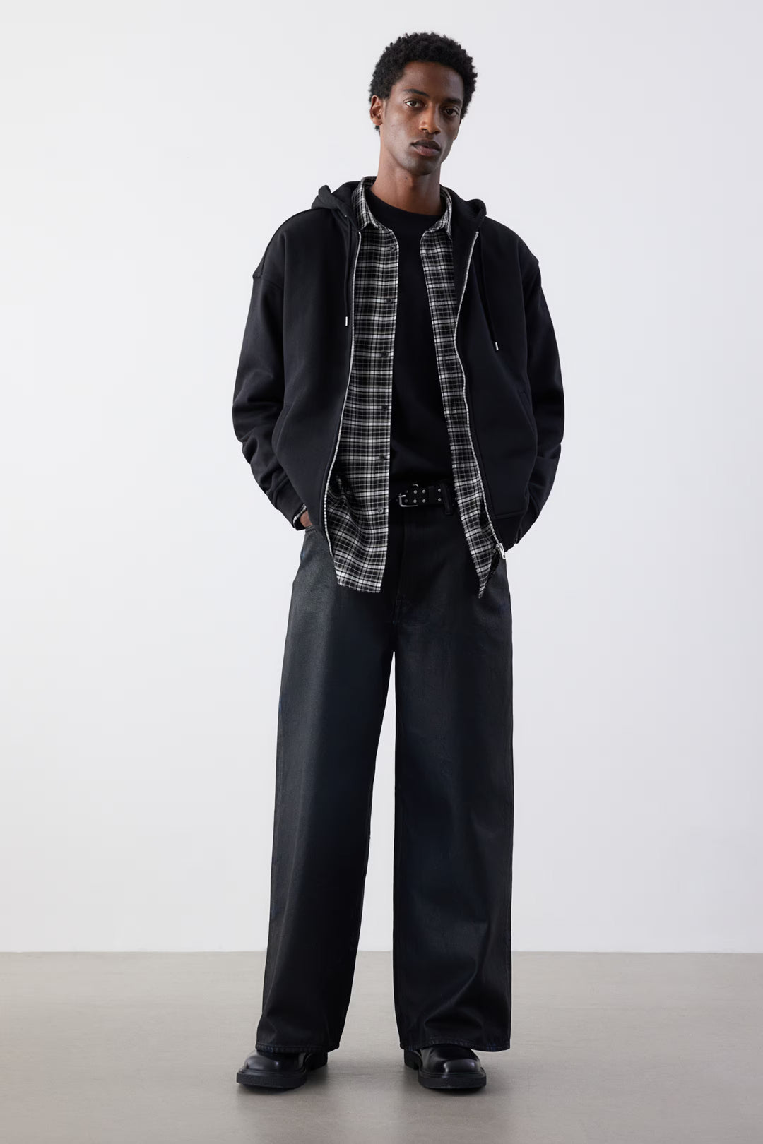 H&M Loose Fit Hooded Jacket