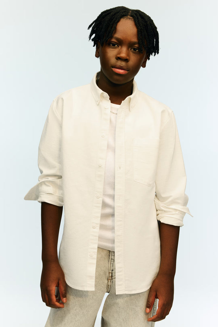 H&M Button-down Cotton Shirt