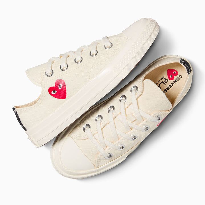 Converse X Comme des Garçons PLAY Chuck 70 OG Single Heart Low Top