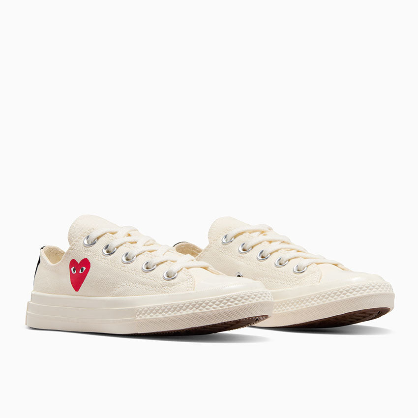 Converse X Comme des Garçons PLAY Chuck 70 OG Single Heart Low Top