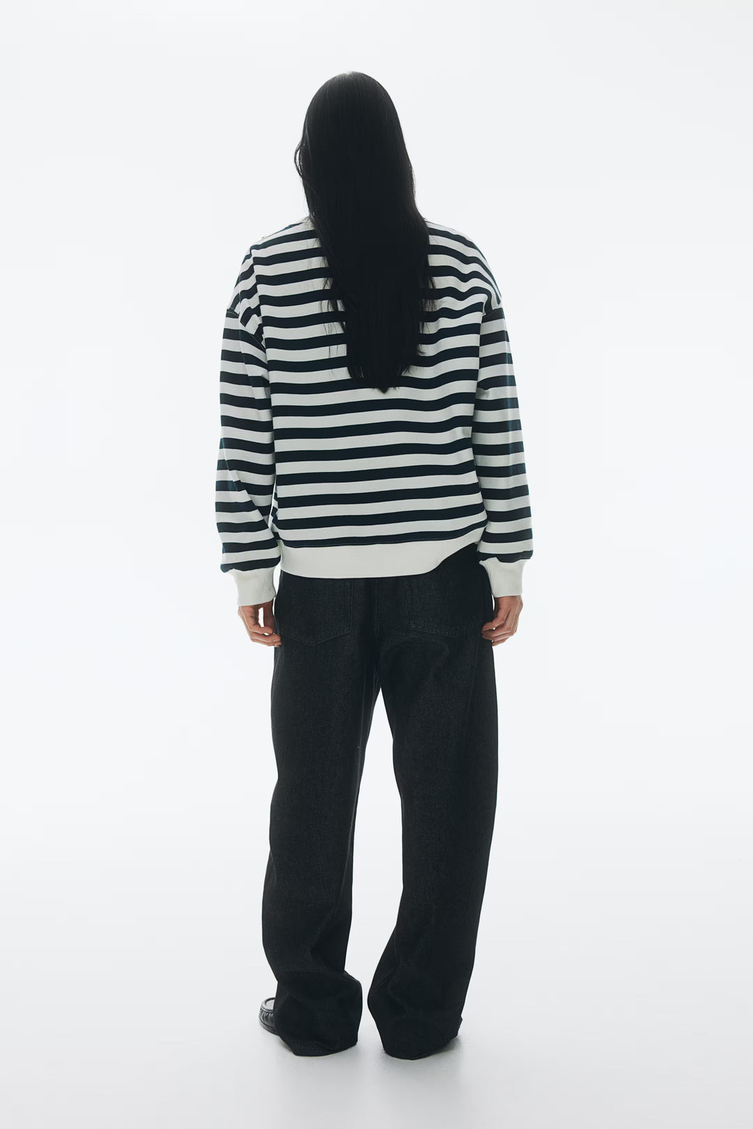 H&M Sweatshirt with Text Motif